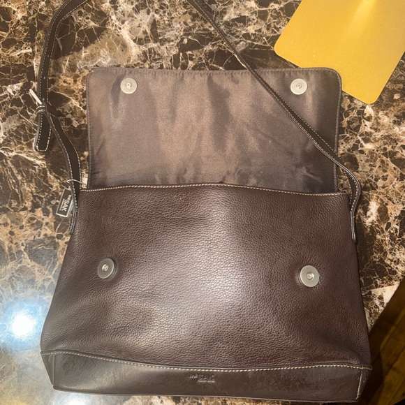 The Sak Dark Brown Leather Shoulder Bag - Picture 6 of 14